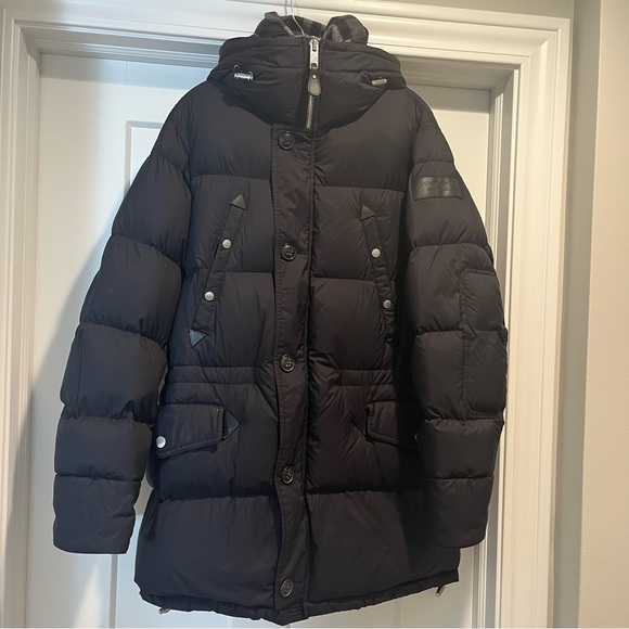 Burberry Lockwood Longline Puffer Jacket Size XXXL NWT Sleek Black - Picture 3 of 13